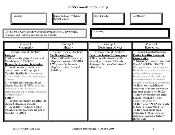 C Canada Map | DOC