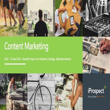 Content Marketing - a digital framework