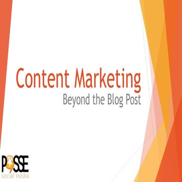 Content Marketing and the Inbound Approach