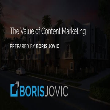 The Value of Content Marketing