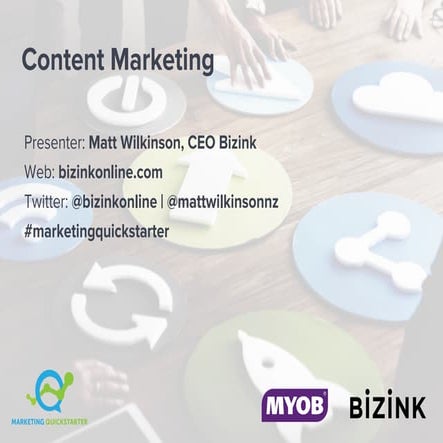 Content Marketing for Accountants & Bookkeepers - MYOB & Bizink Webinar