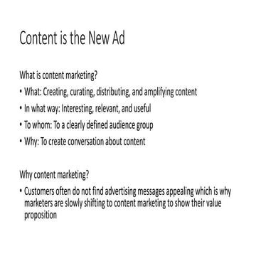 Content marketing