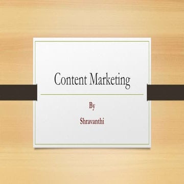 Content marketing