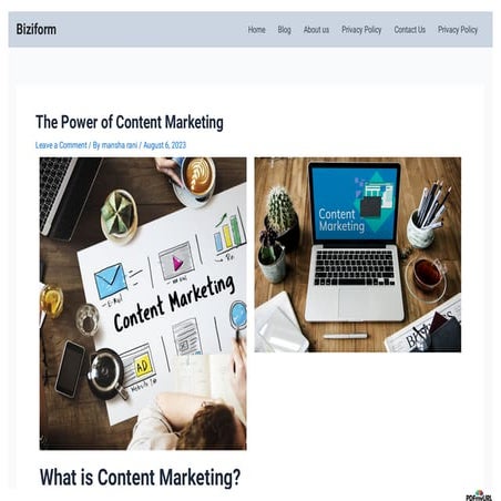 content marketing