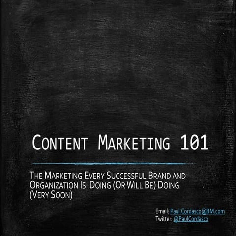 Content Marketing 101