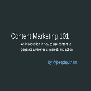 An Introduction to Content Marketing