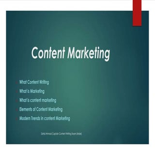 Content marketing approval