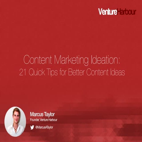 Content Marketing Ideation   21 Quick Tips for Better Content Ideas