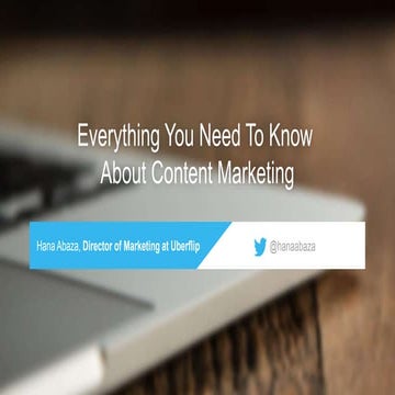 Everything You Need To Know About Content Marketing