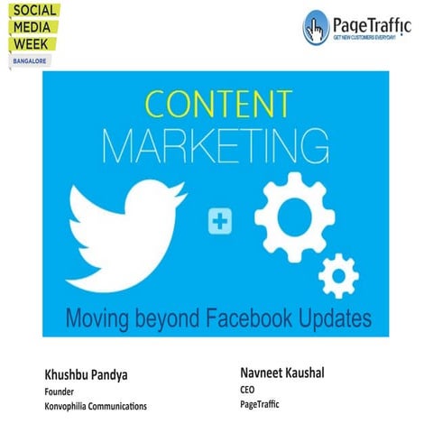 Content marketing moving beyond facebook updates