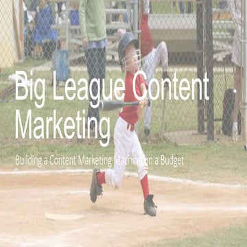 Content Marketing on a Budget