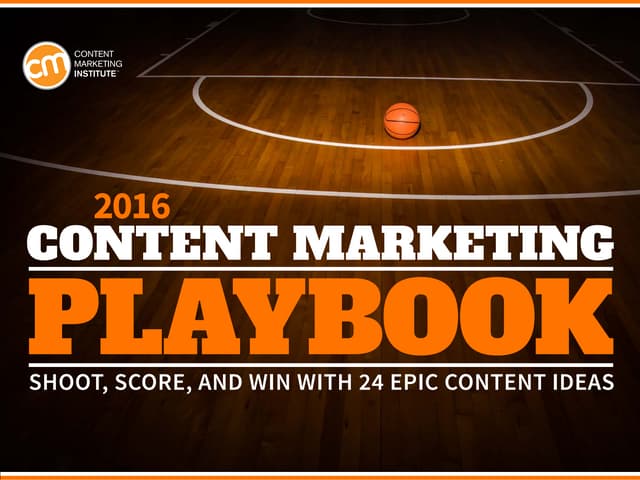 2016 Content Marketing Playbook