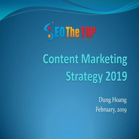 Chiến lược Content Marketing 2019