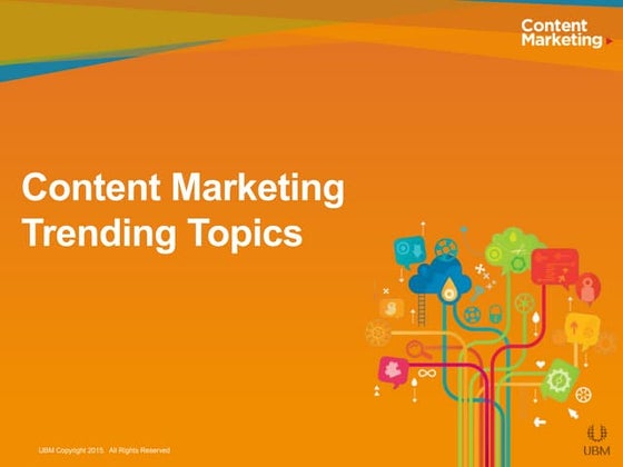 Content Marketing Trending Topics in Tech