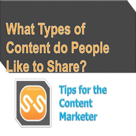 Content marketing | What Do People Share