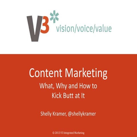 Content Marketing: What, Why and How to Kick Butt at It, by Shelly Kramer