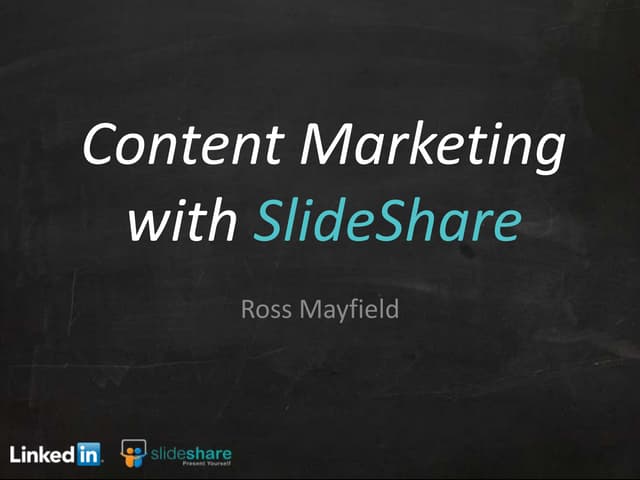 Content marketing with SlideShare