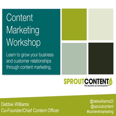 Content Marketing Workshop 2017