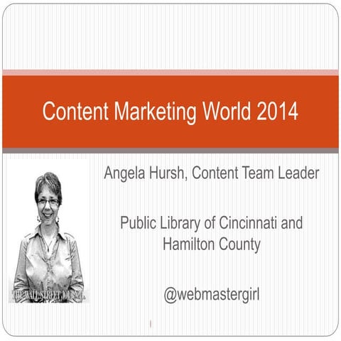 Content Marketing World 2014 Recap: What Libraries Need to Know!