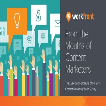 Content Marketing World 2015 Survey Results