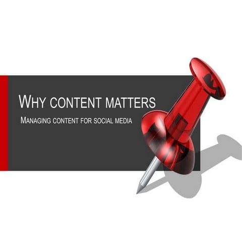 Content matters