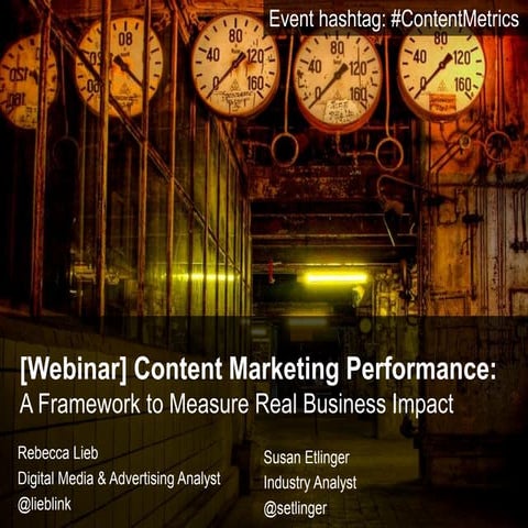 Content Marketing Performance: A Framework to Measure Real Business Impact