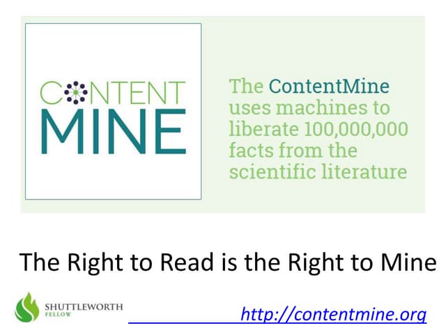 Why ContentMining is useful
