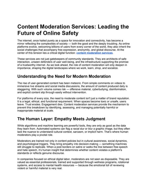 Content Moderation Services_ Leading the Future of Online Safety.docx