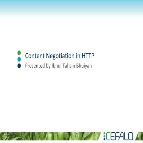 Content Negotiation in HTTP - Ibnul Tahsin Bhuiyan