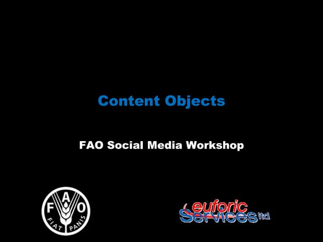 Content objects