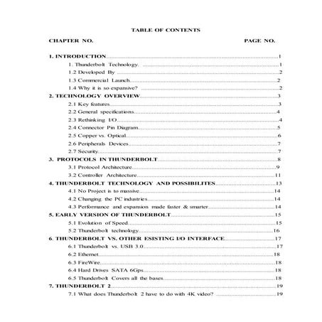 Content of thunderbolt by amit