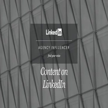 Content on LinkedIn