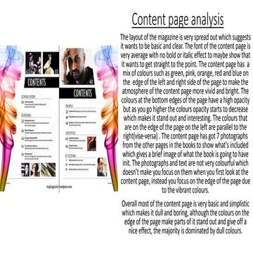 Student magazine contents analysis | DOCX