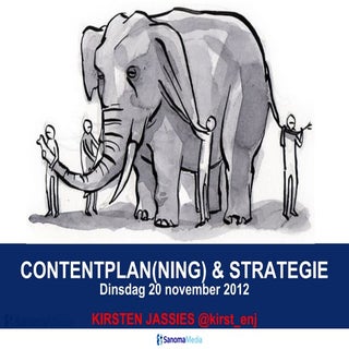 Contentplan(ning) voor redacties