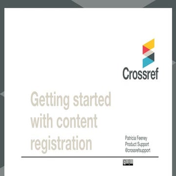getting started with content registration