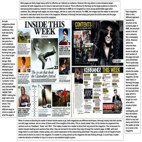 NME Contents Page Analysis | DOCX