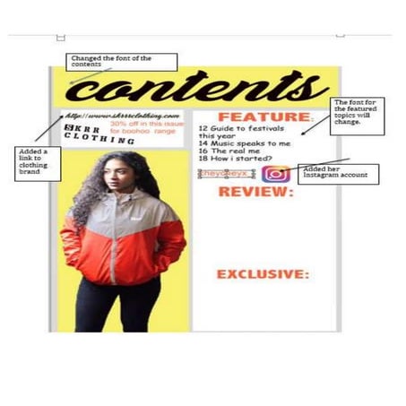 Contents feedback 2