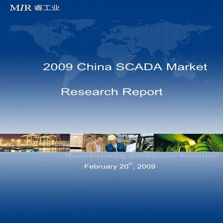 Contents Of 2009 China Scada Market Research Report | DOC