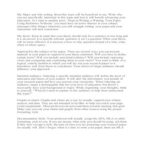 Contents of research proposal