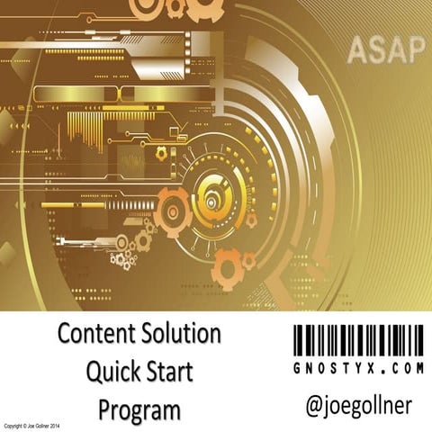 Content Solution Quick Start (June 2014)