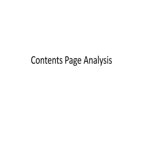 Music magazine contents page | DOCX