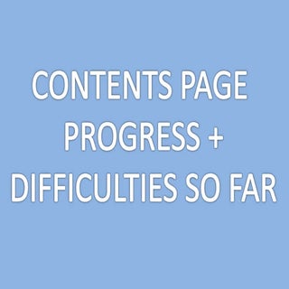 Contents page anaylsis