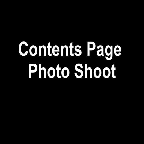 Contents Photoshoot
