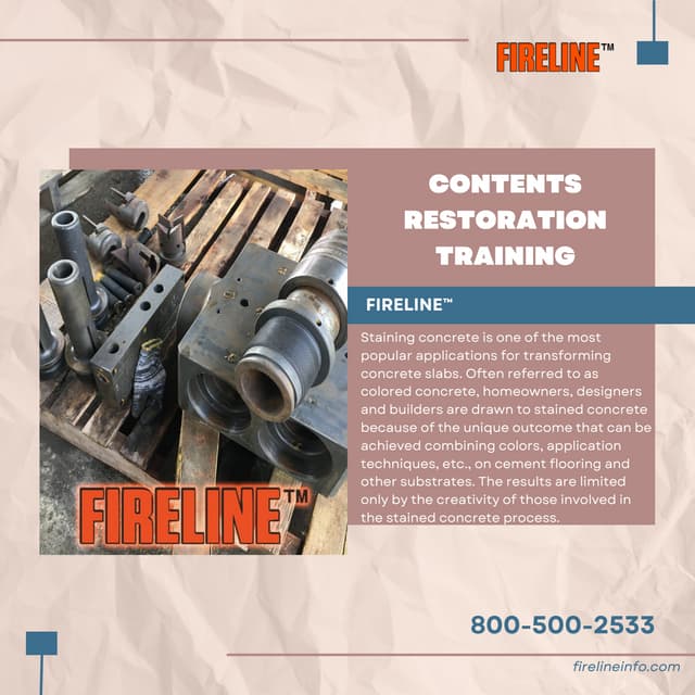Contents Restoration Training PDF
