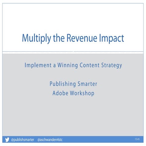 Content Strategy: Adobe Day at LavaCon 2019