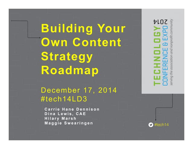 Building Your Content Strategy Roadmap