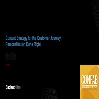 Content Strategy for the Customer J...