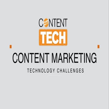 Content Tech 2018 Presentation