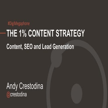 Content the Searh Engines will Love with Andy Arestodina