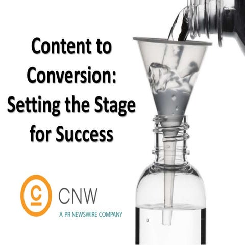 Content to conversion - Is Your Content Setting the Stage